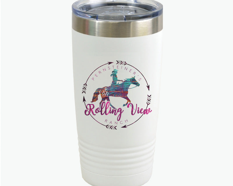 Rolling View Ranch Insulated Tumbler - 20oz