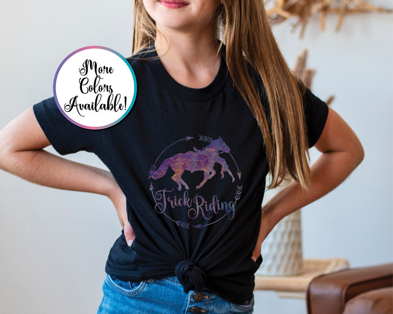 KIDS Trick Riding Horse Shirt