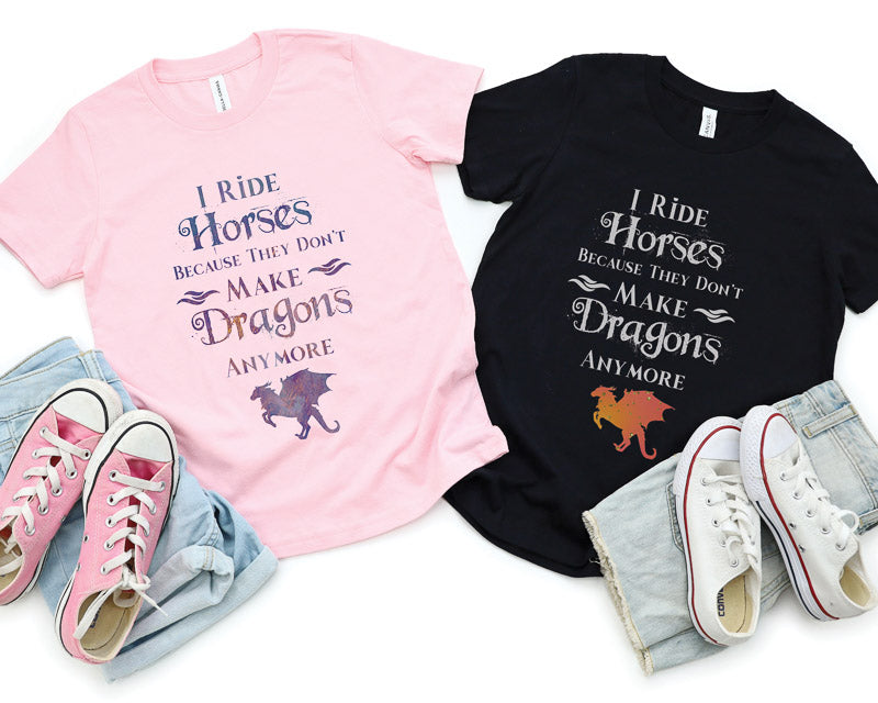 KIDS Dragon Horse Shirt | Youth Dragon Rider Shirt