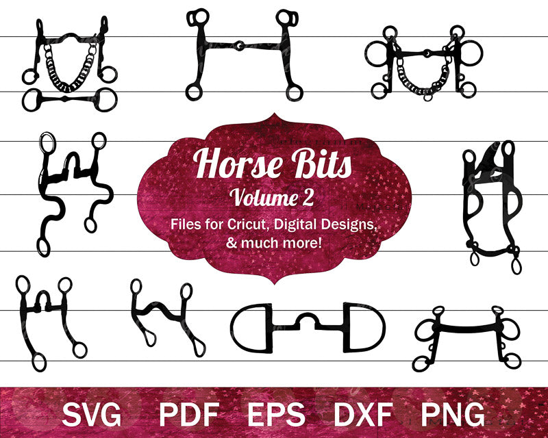 Horse Bit SVG Bundle Vol. II