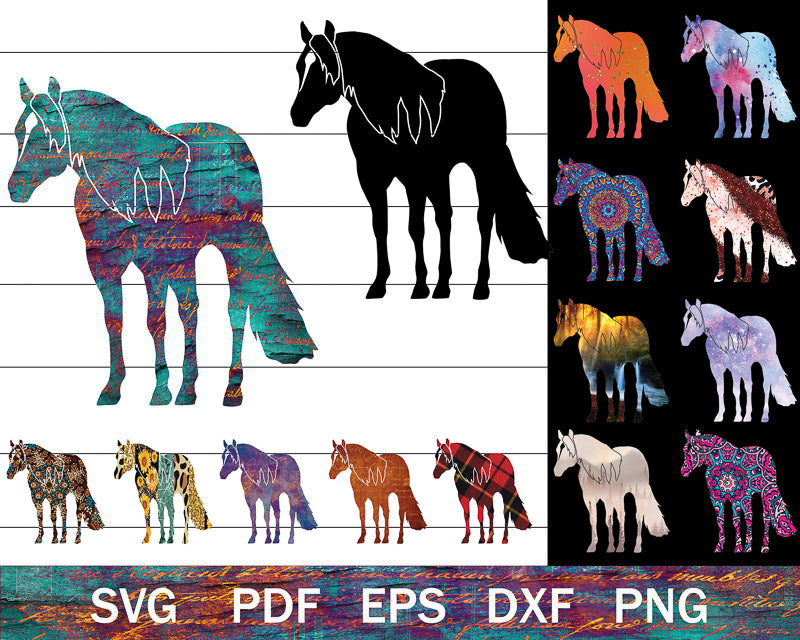 Ranch Horse PNG Bundle