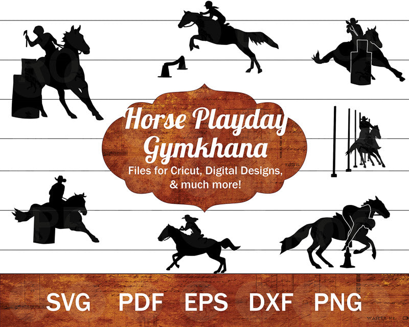 Horse Gymkhana SVG Bundle