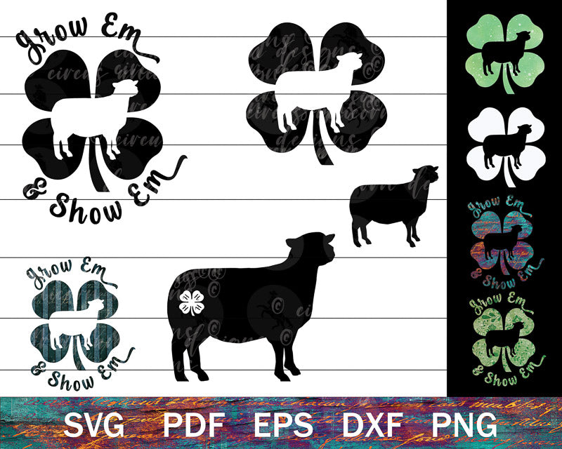 4-H Sheep SVG