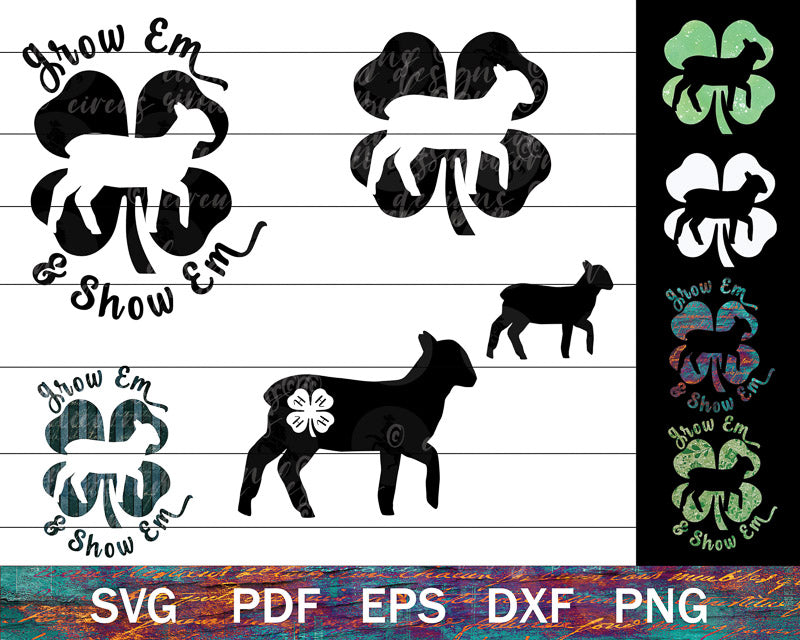 4-H Lamb SVG