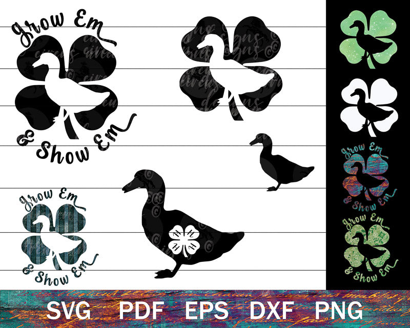 4-H Duck SVG