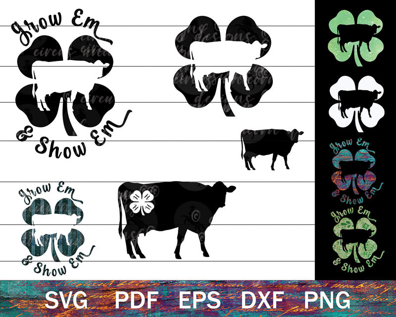 4-H Dairy Cow SVG