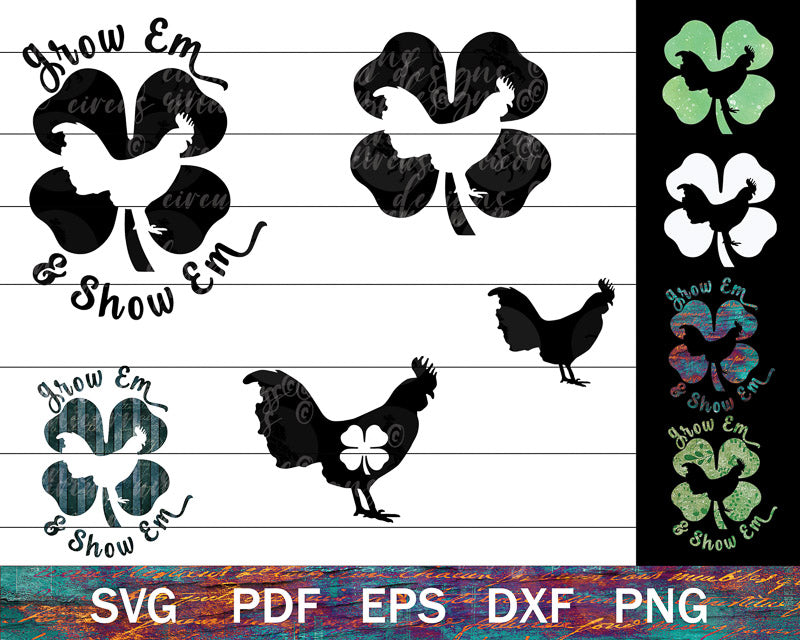 4-H Chicken SVG