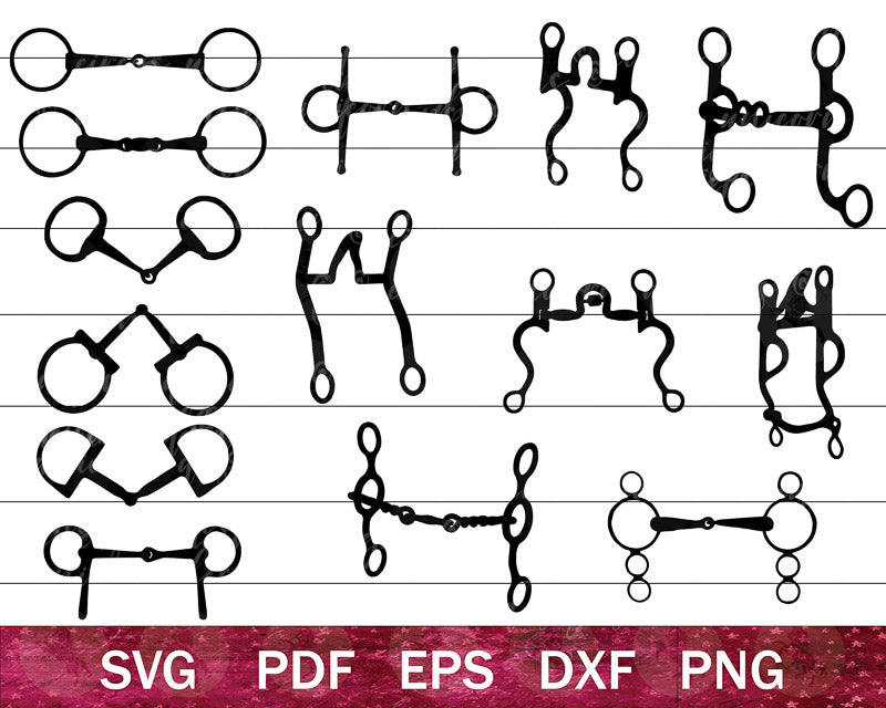 Horse Bit SVG Bundle