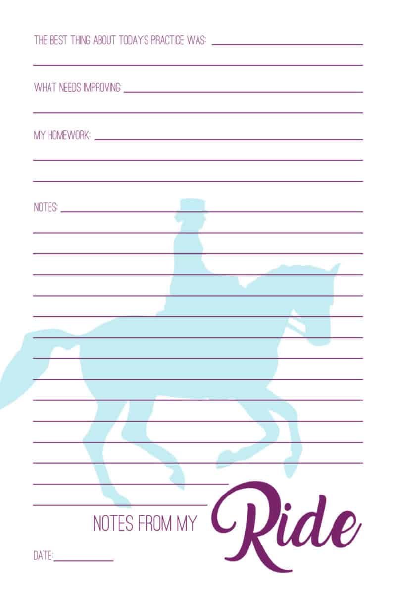 The Equestrienne's Journal - Digital/PDF