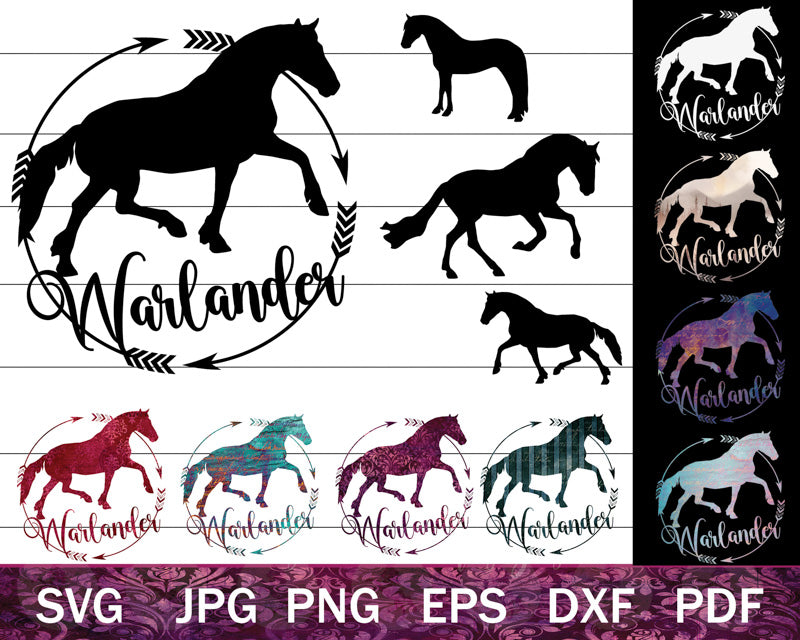 Warlander Horse SVG Bundle
