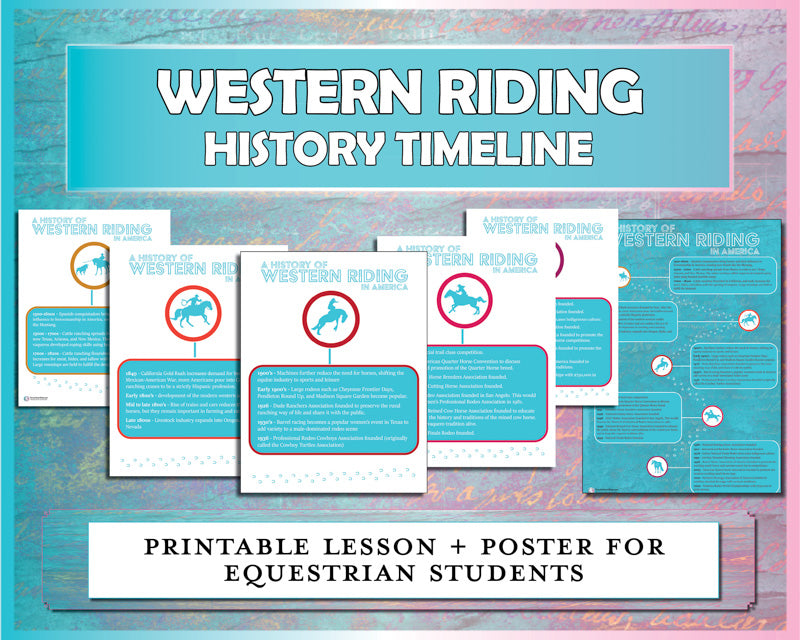 History of Western Riding Lesson Bundle