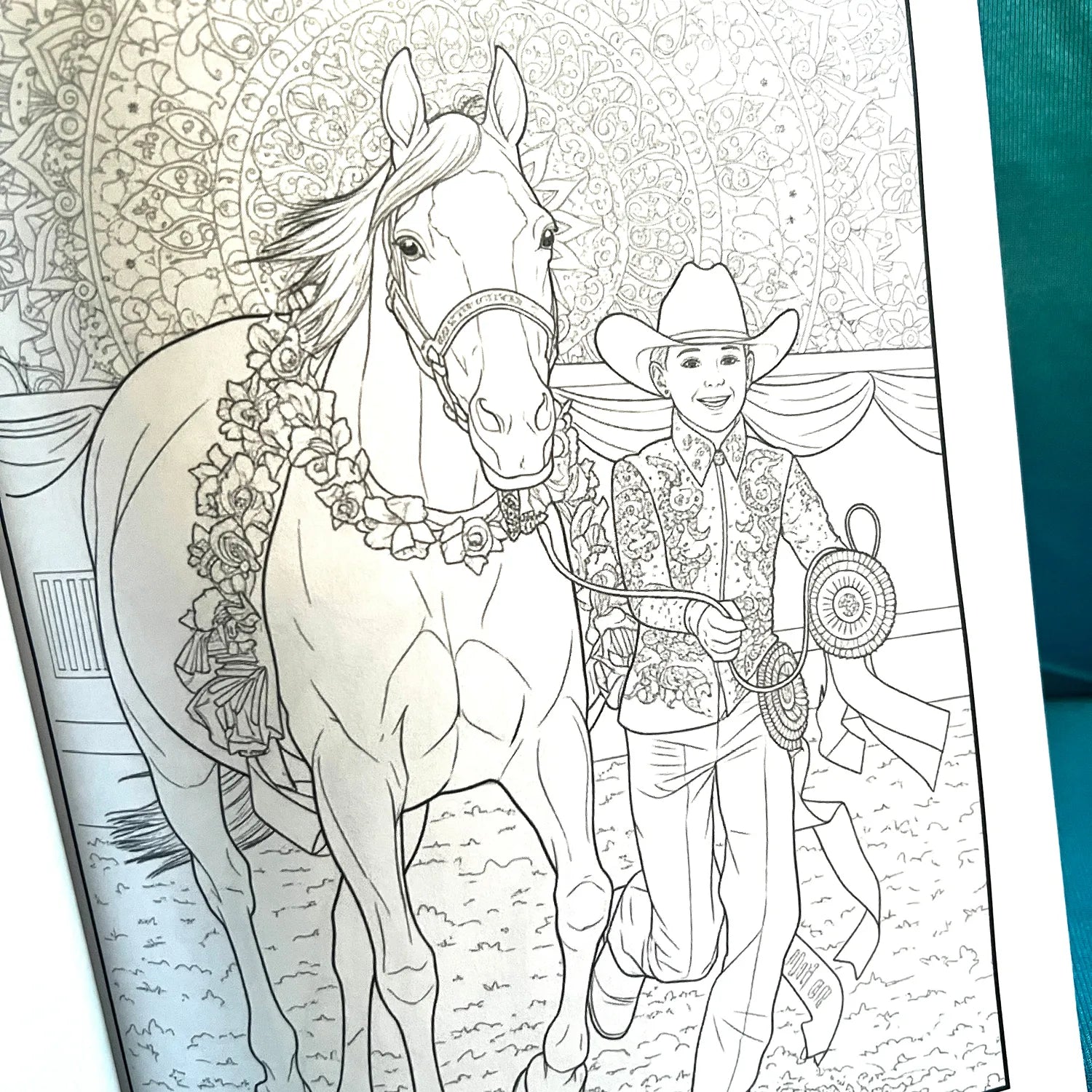 Horse Show Coloring Book