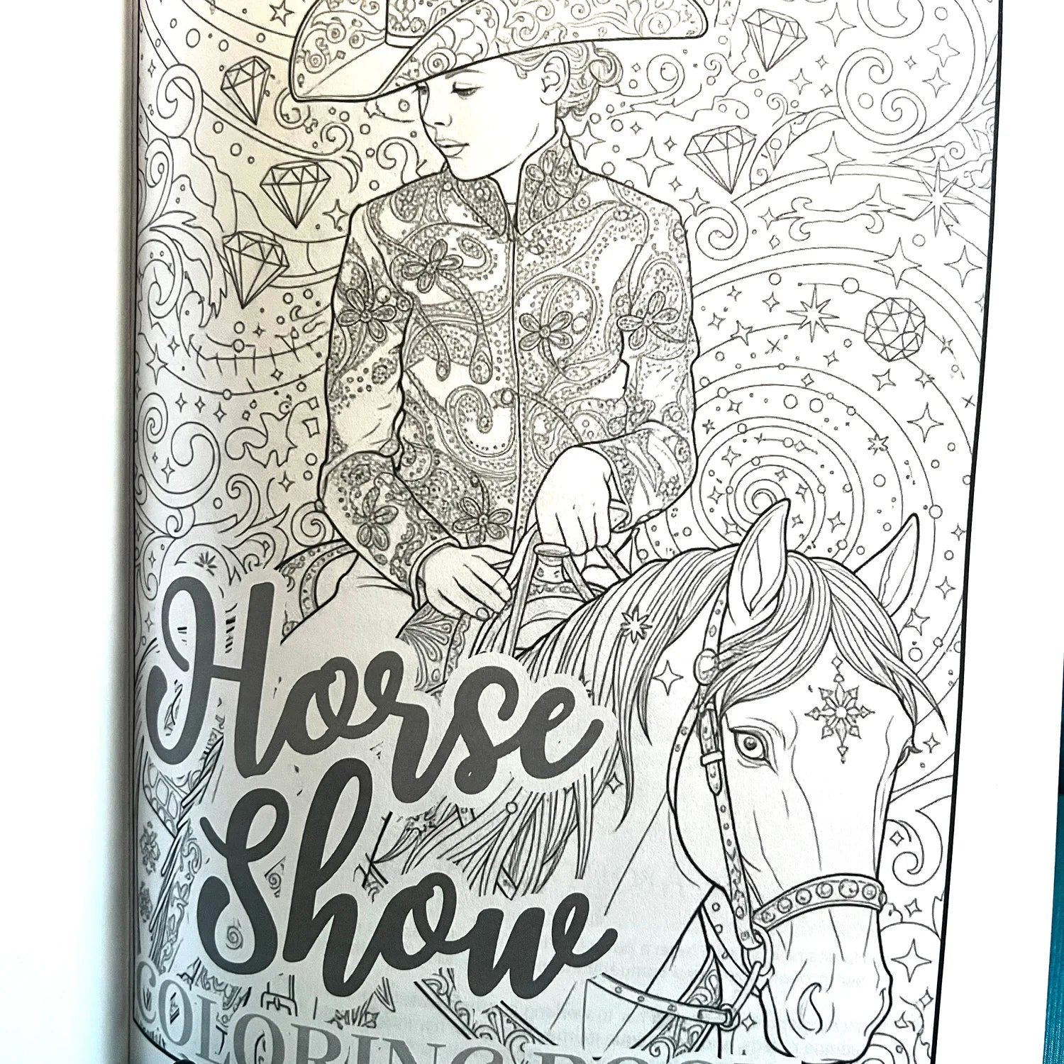 Horse Show Coloring Book