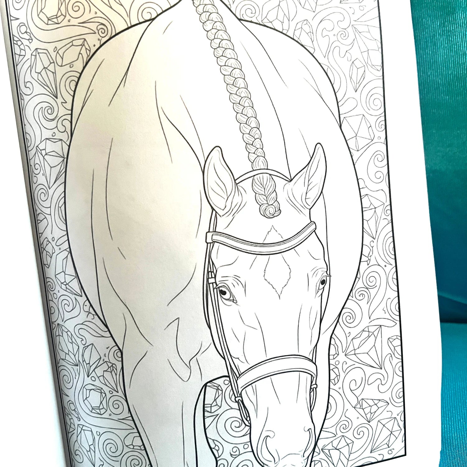 Horse Show Coloring Book