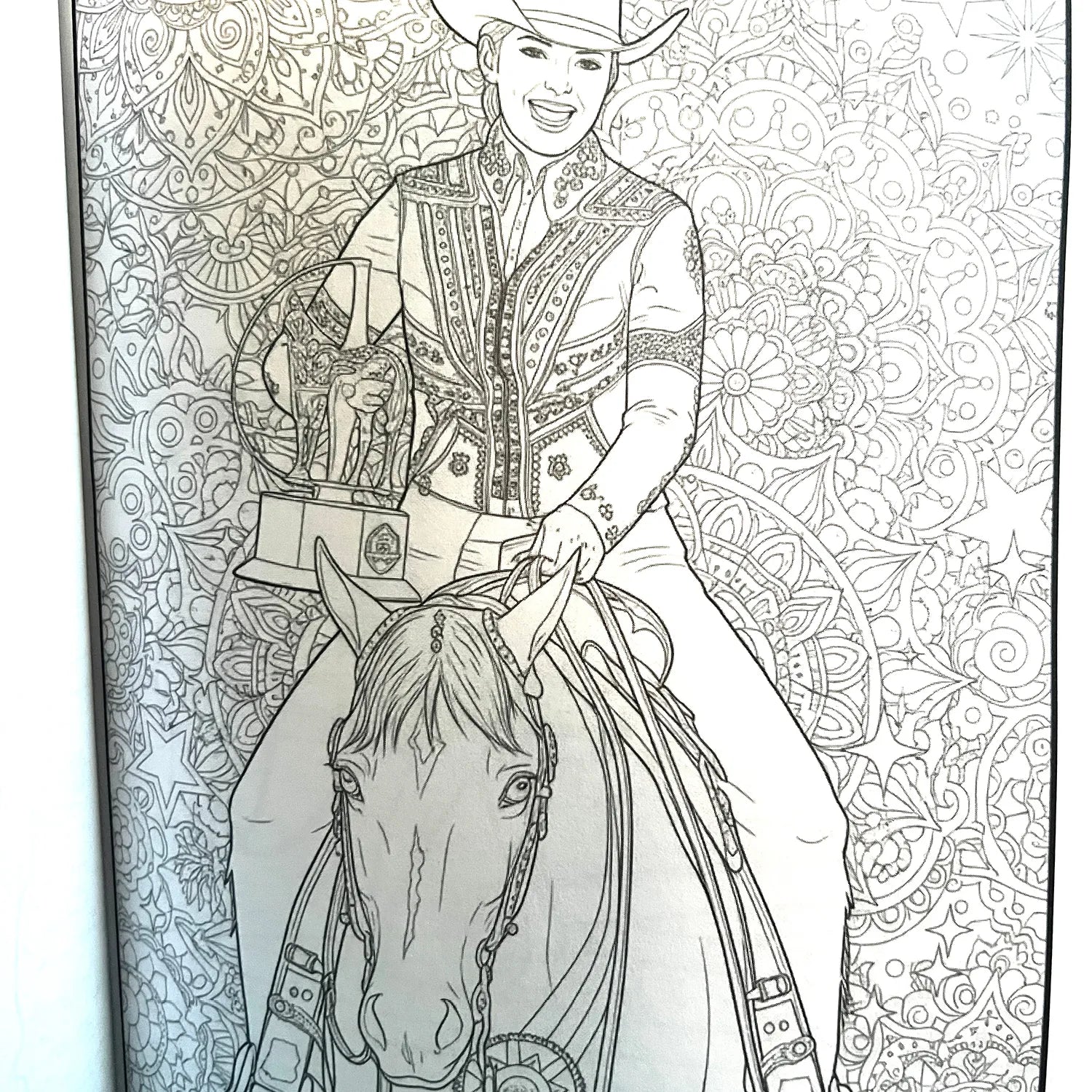 Horse Show Coloring Book