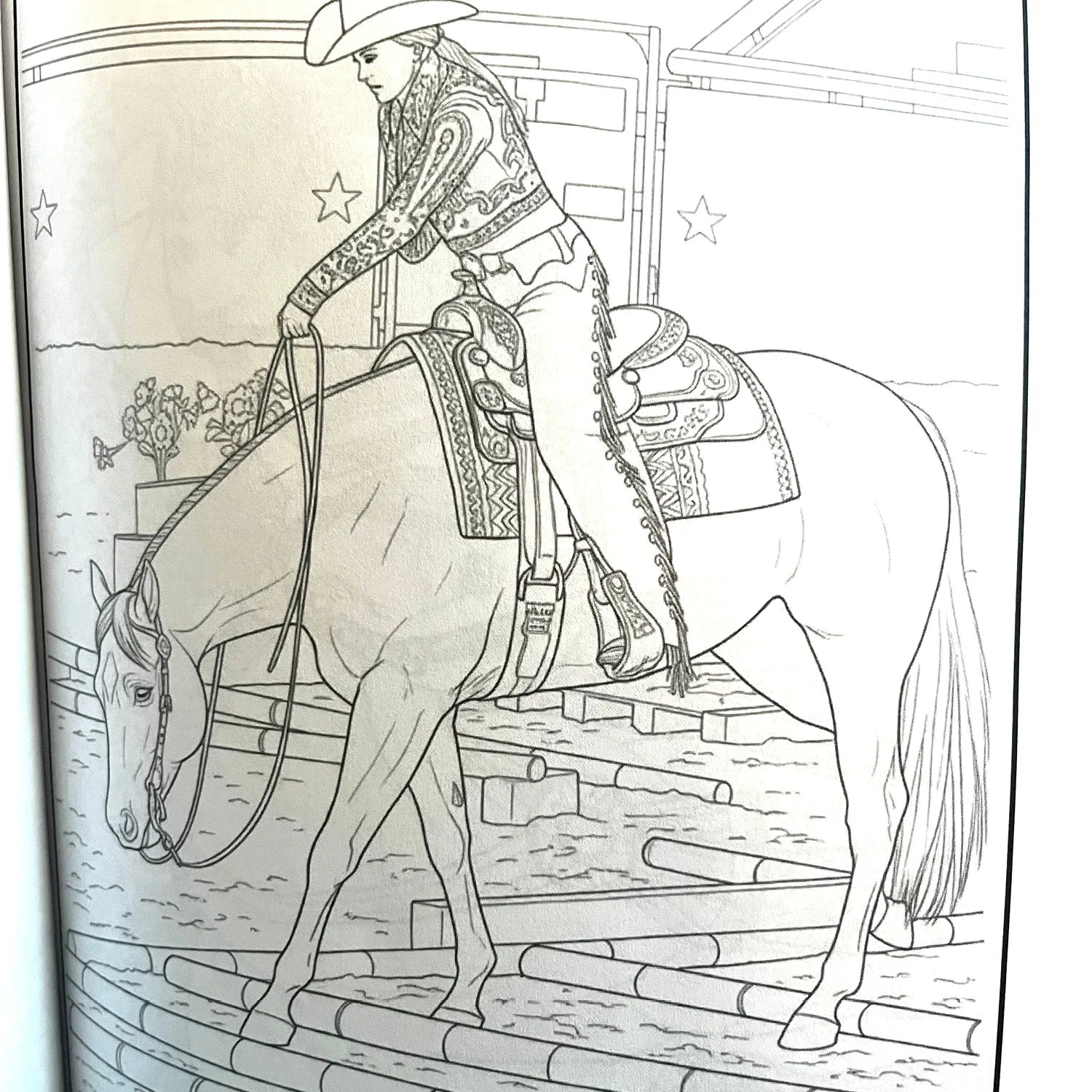 Horse Show Coloring Book