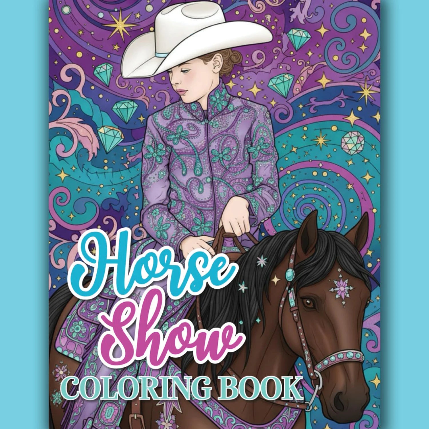 Horse Show Coloring Book