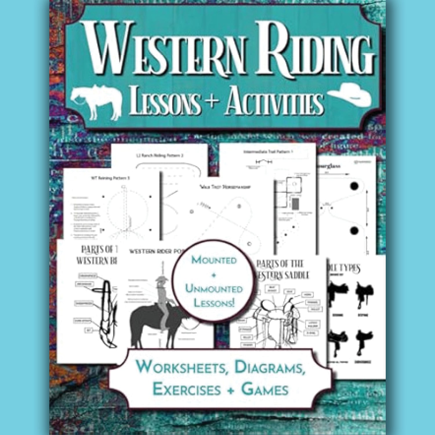 Western Riding Lessons & Activities Workbook