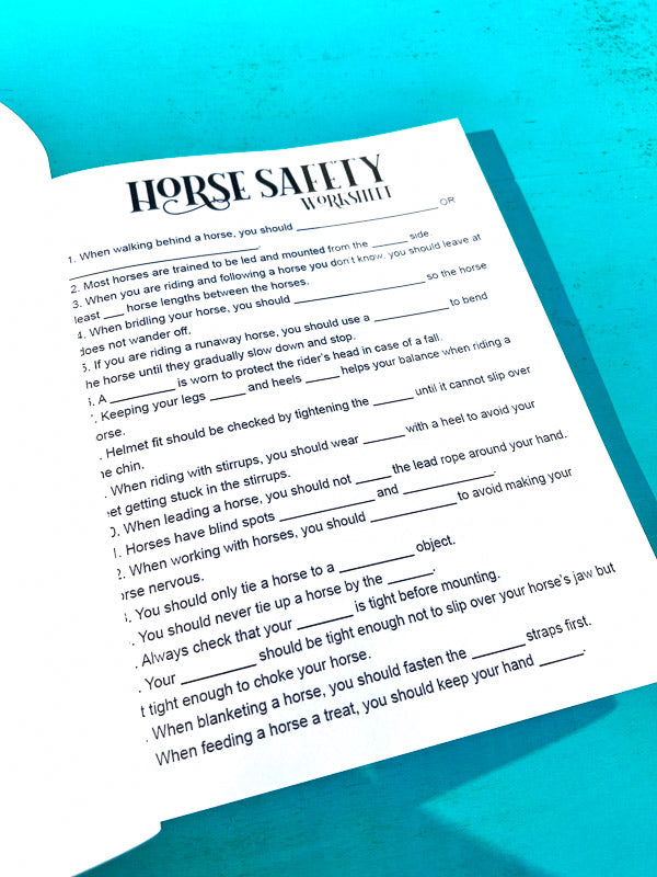 Riding Student's Horse Workbook